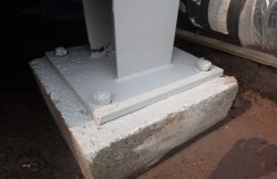 After - Blasting and Coating Steel Base Ramp 